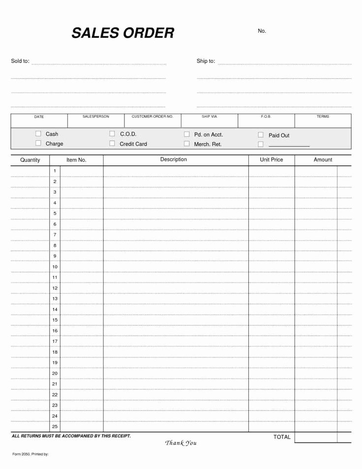 Printable order form Template New 17 Best Templates for order forms Images On Pinterest