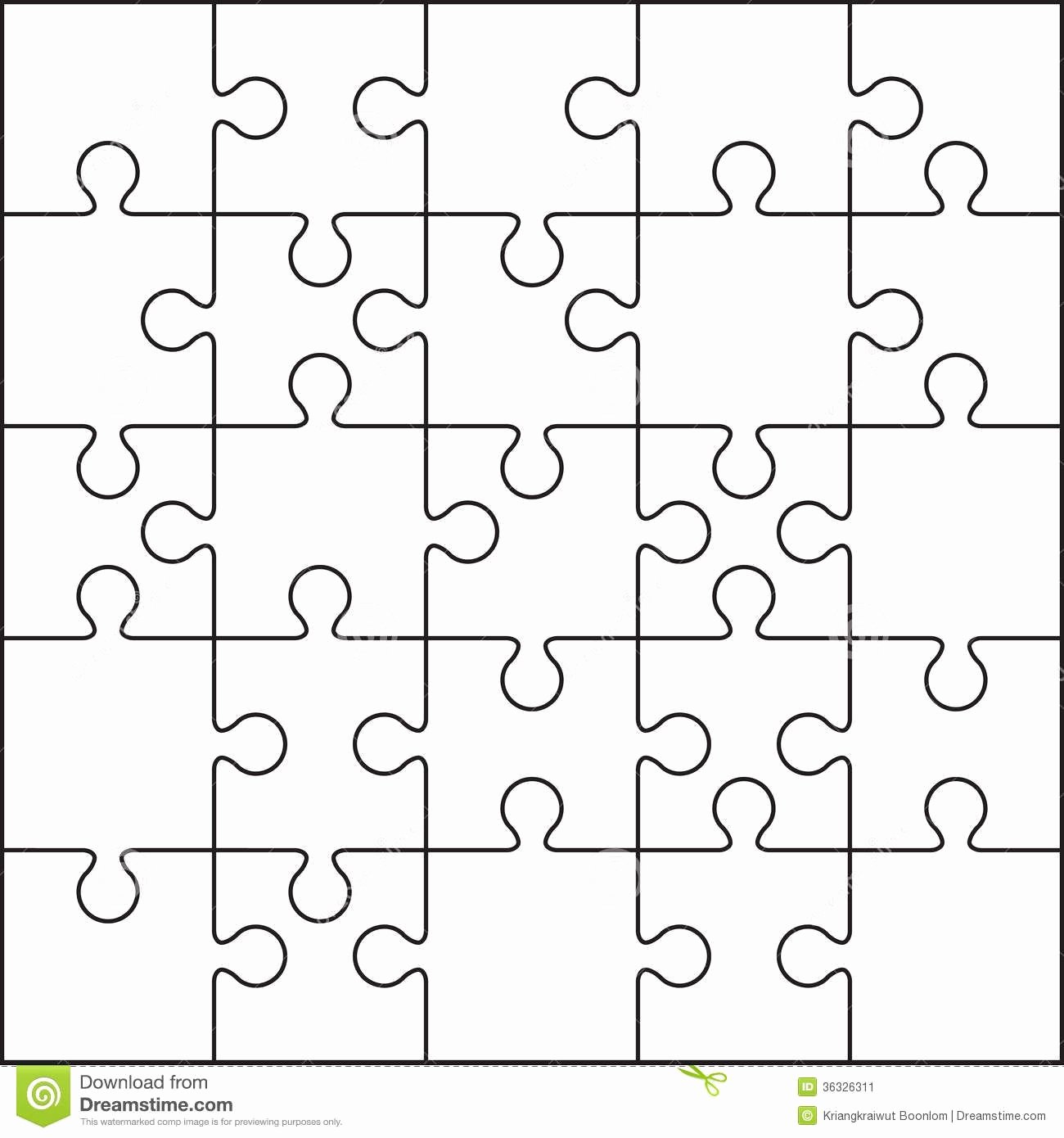 Printable Puzzle Pieces Template Beautiful Puzzle Template 25 Pieces Google Search