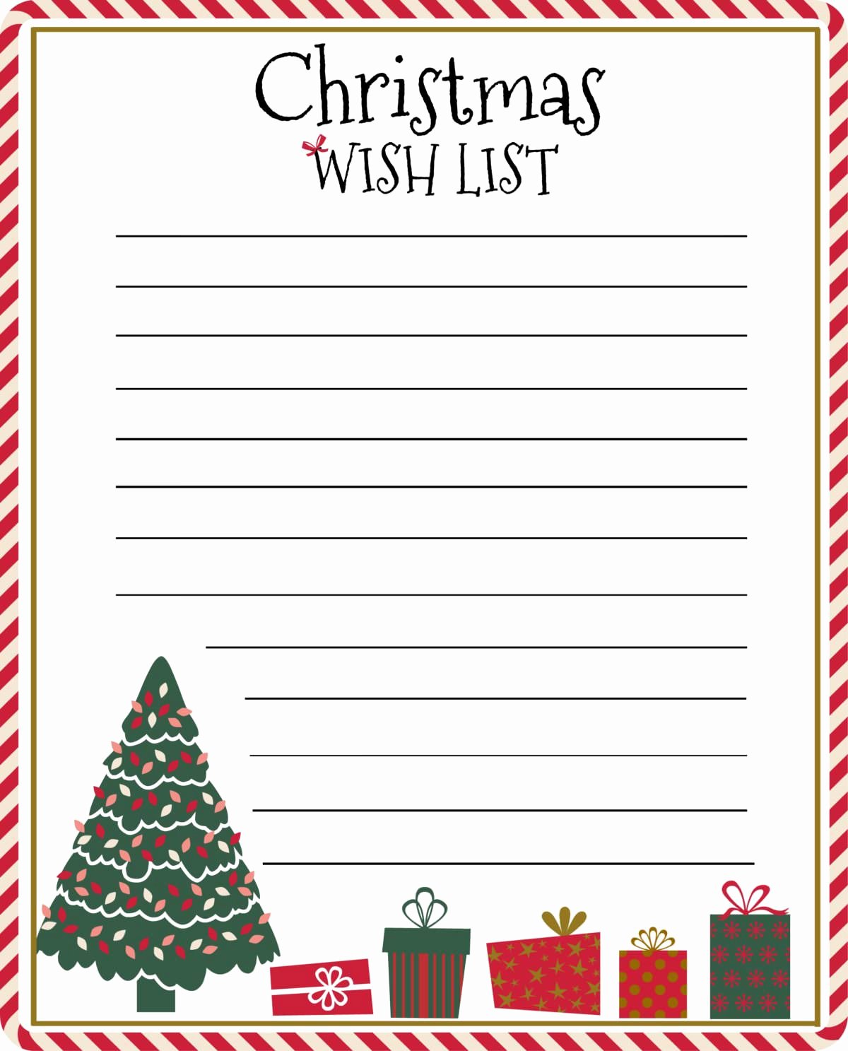 Printable Wish List Template Unique Free Wish List Printable for Easy Cyber Monday Shopping