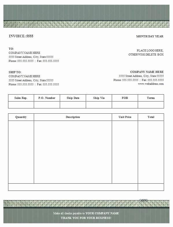 Pro forma Invoice Template Best Of Proforma Invoice Template Printable Word Excel Invoice