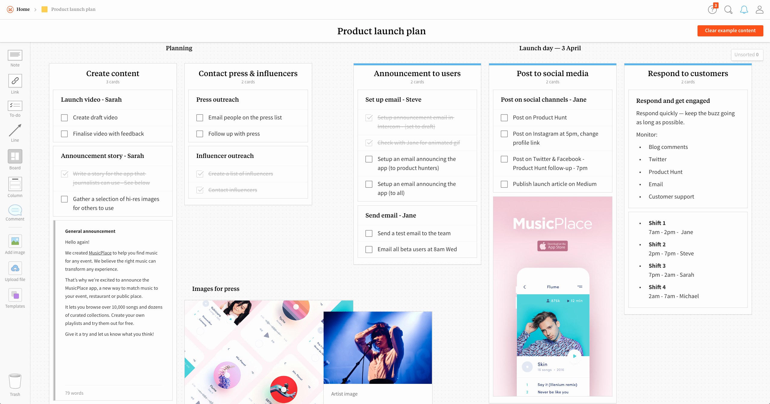 Product Launch Plan Template Elegant Product Launch Plan Template Milanote