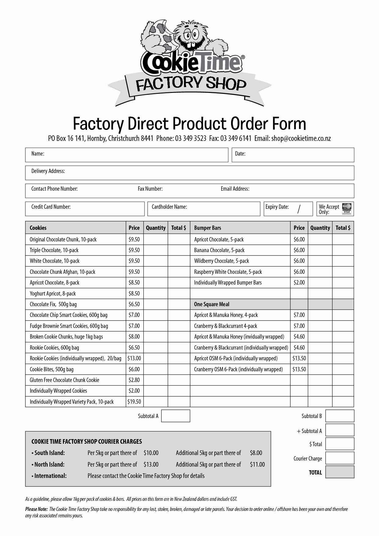 Products order form Template Awesome Scope Of Work Template order form Pinterest