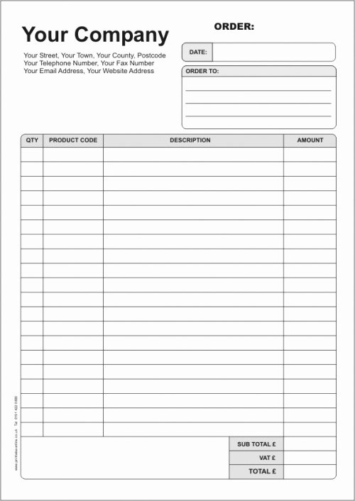Products order form Template Beautiful order forms