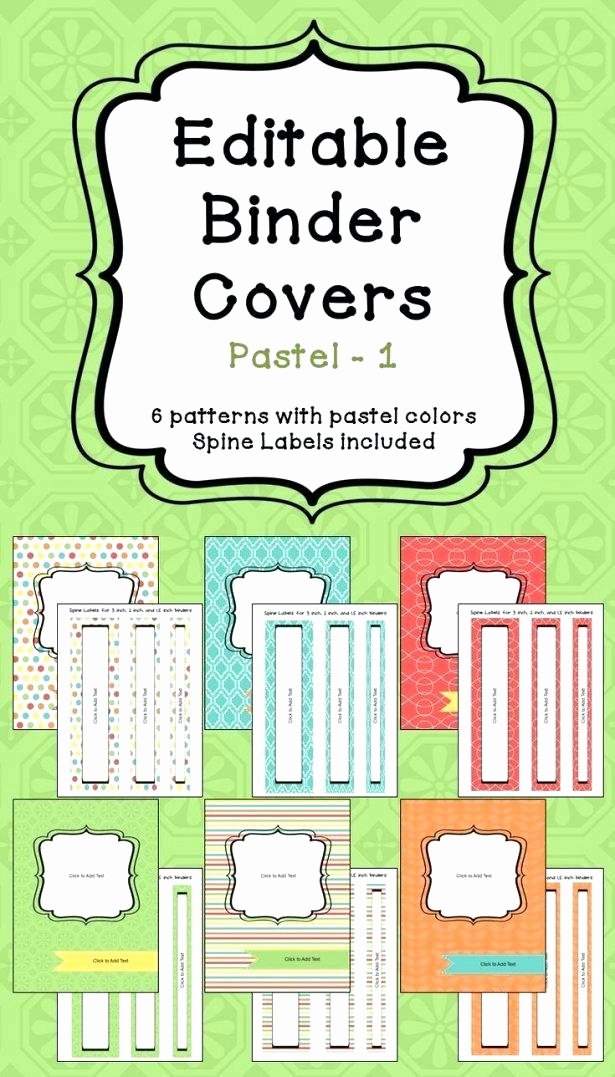 Professional Binder Cover Template Fresh Editable Binder Cover Templates Free Printable Covers