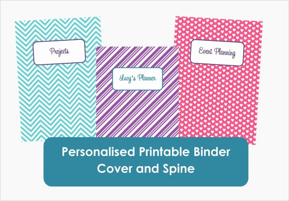 Professional Binder Cover Template Lovely 6 Sample Binder Spine Templates