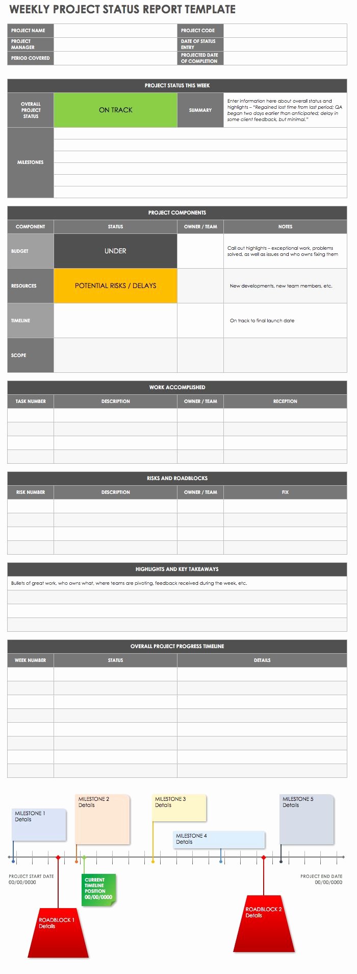 Program Status Report Template Lovely How to Create An Effective Project Status Report
