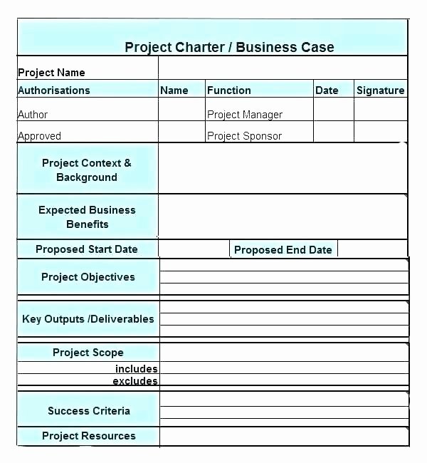 Project Charter Template Excel Awesome Project Charter Template Example Program Ppt – Nasi Uyo