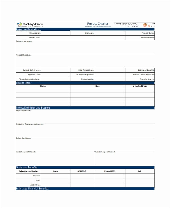 Project Charter Template Word Best Of Excel Project Template 11 Free Excel Documents Download