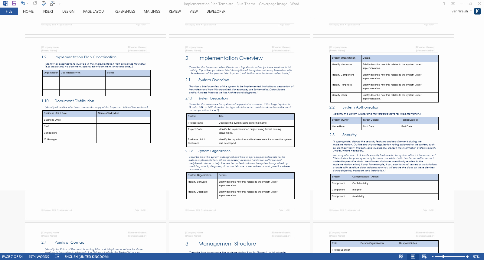 Project Implementation Plan Template Best Of Implementation Plan Template Ms Word