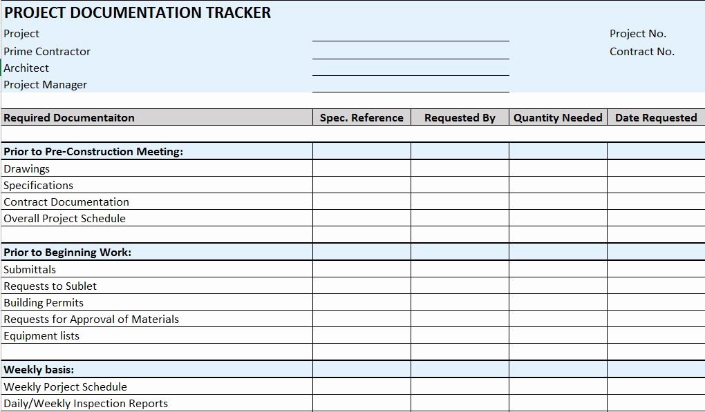 Project Management Checklist Template Luxury Free Construction Project Management Templates In Excel