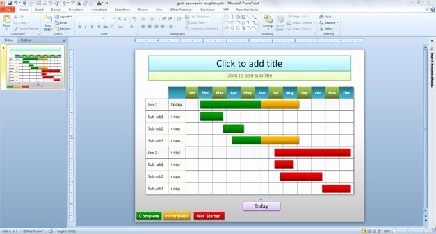 Project Management Powerpoint Template Beautiful if You Need A Simple Gantt Powerpoint Template for Your