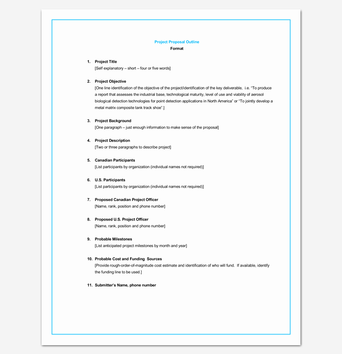 Project Outline Template Word Awesome Project Outline Template 17 for Word Ppt Excel and