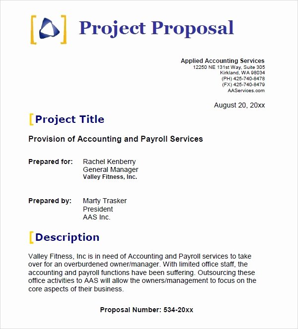 Project Proposal Template Pdf Best Of 25 Free Business Proposal Templates