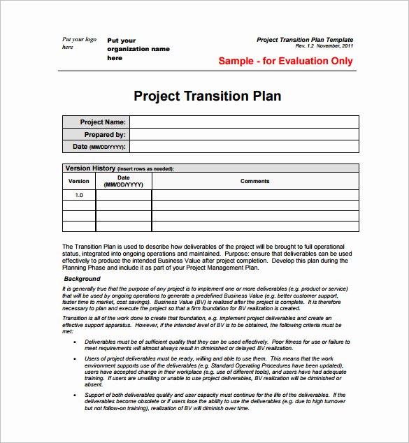 Project Proposal Template Pdf Lovely 23 Project Plan Template Doc Excel Pdf