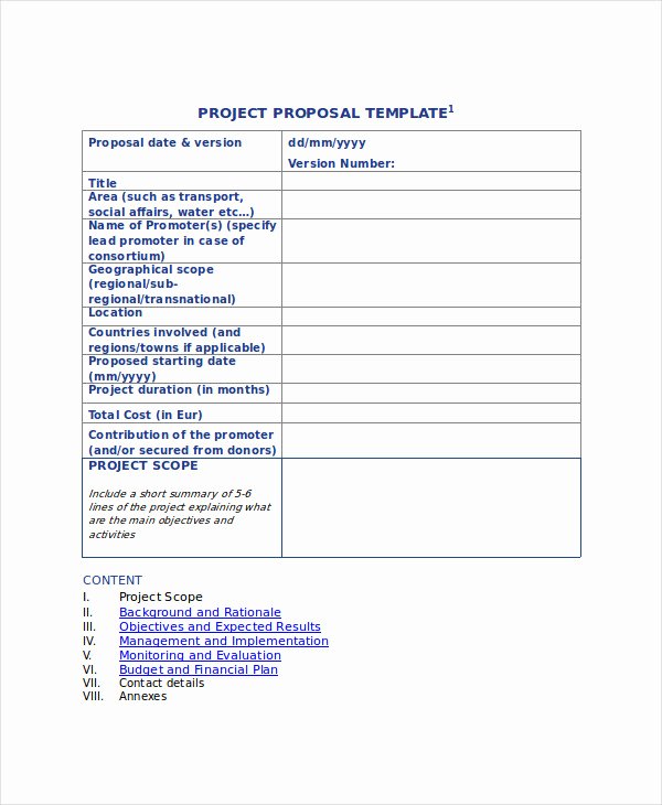Project Proposal Template Pdf Luxury 44 Project Proposal Examples Pdf Word Pages