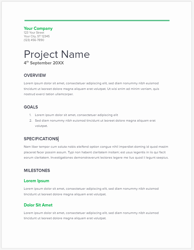 Project Proposal Template Pdf New 20 Free Project Proposal Template Ms Word Pdf Docx