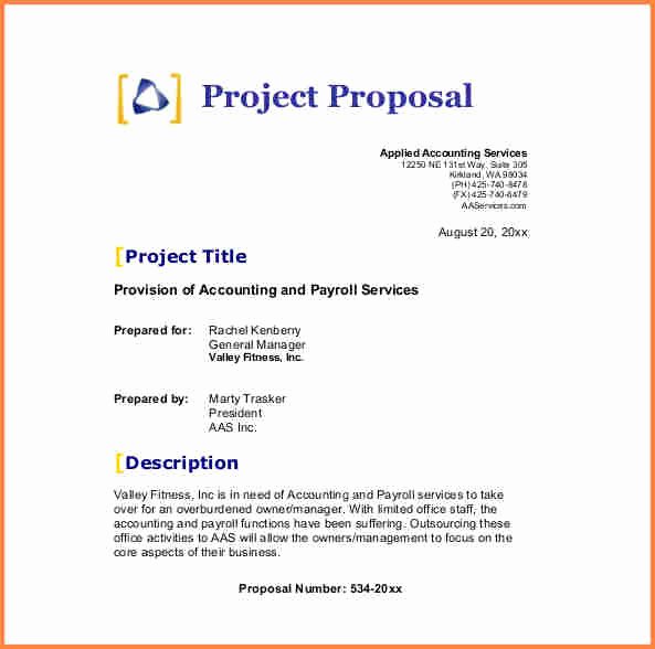 Project Proposal Template Pdf New 6 Business Proposal Template Pdf