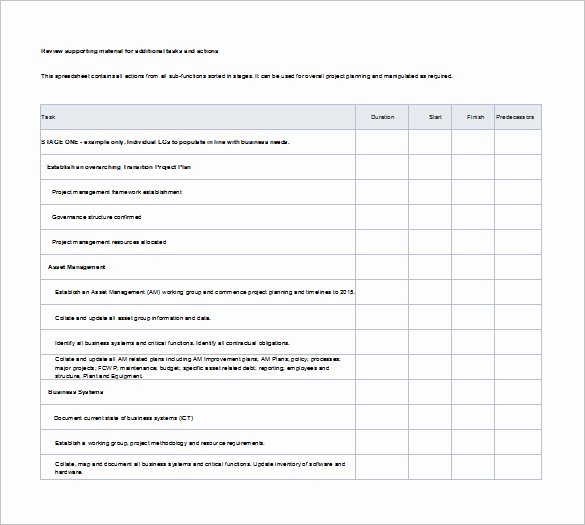 Project Transition Plan Template Awesome Project Action Plan Template 16 Free Word Excel Pdf