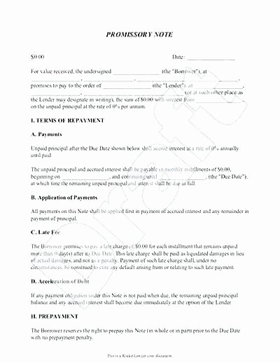 Promissory Note Template Texas Inspirational Promissory Note Template Texas Real Estate State Bar form