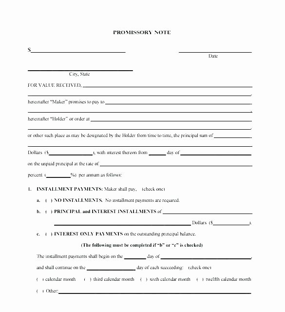 Promissory Note Template Texas New Simple Promissory Note Promissory Note Template Simple