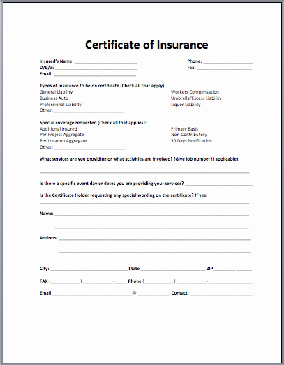 Proof Of Insurance Template Luxury form for Proof Health Insurance Sample Insurance