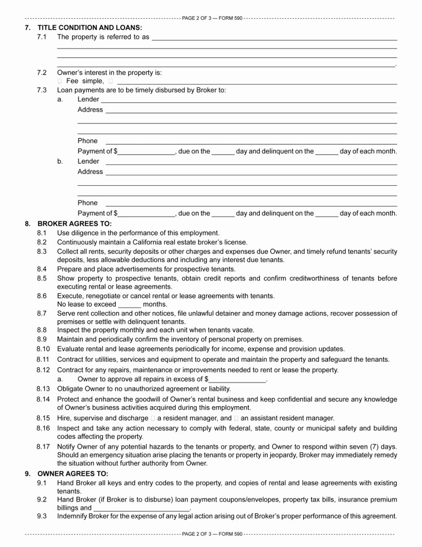 Property Management Agreement Template Lovely Example Of Landlords Property Management Agreement