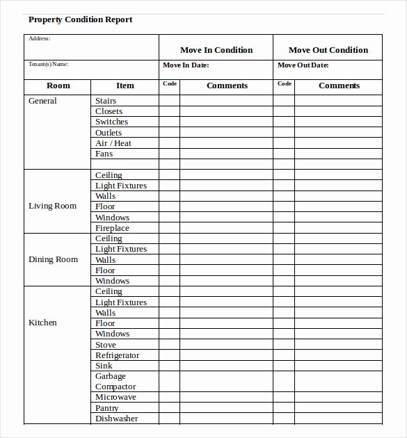 Property Management Checklist Template Awesome Sample Rental Inventory Template 18 Free Excel Pdf
