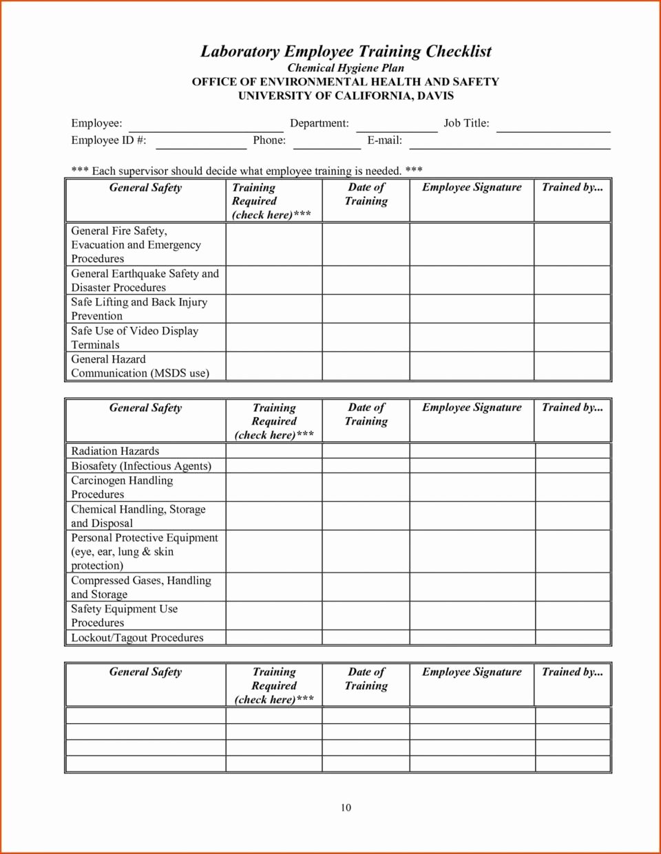Property Management Checklist Template Unique Staff Training Checklist Checklists New Employee Plan