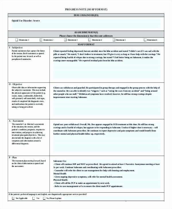 Psychotherapy Note Template Word Awesome soap Note format Template Process Notes Group