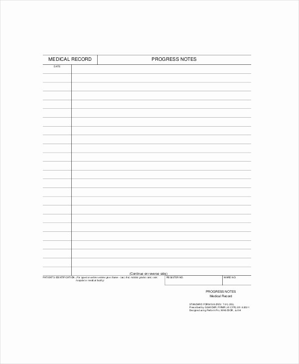 Psychotherapy Note Template Word Fresh Sample Physician Progress Note Template to Pin On