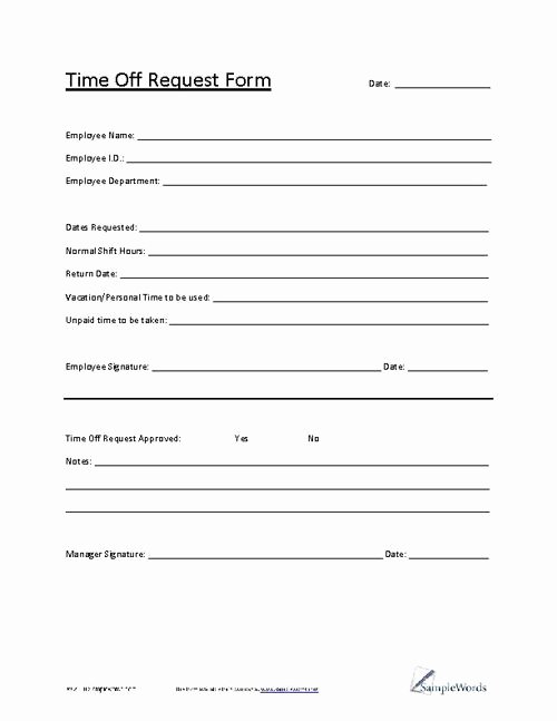 Pto Request form Template Best Of Best 25 Time Off Request form Ideas On Pinterest