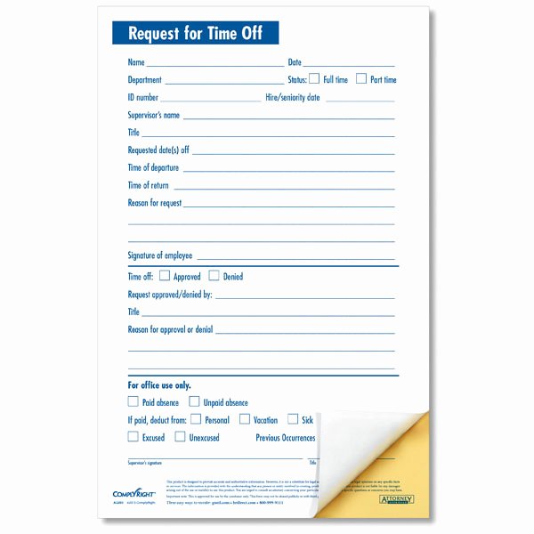 Pto Request form Template Best Of Time F Request forms for Vacation Pto &amp; Sick Days F