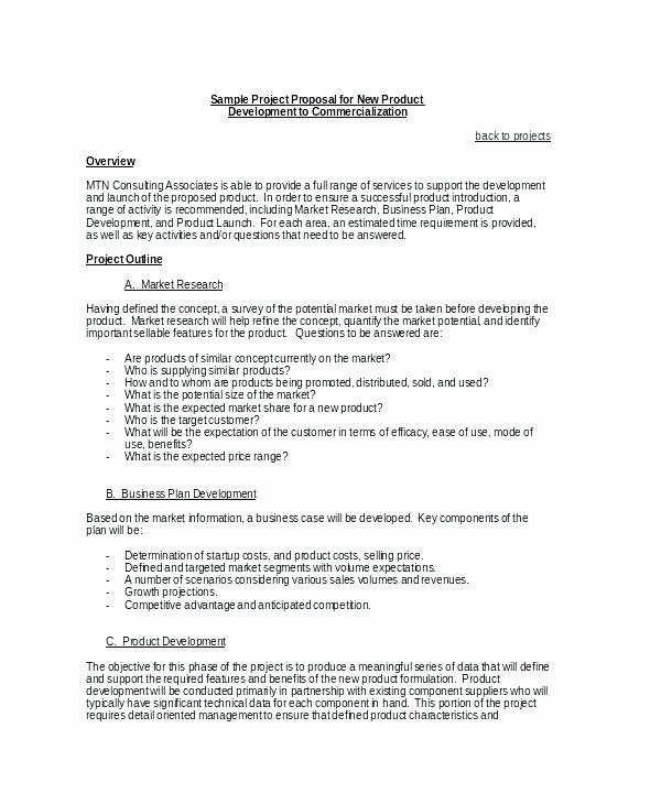 Public Relations Proposal Template Awesome Business Project Proposal Outline