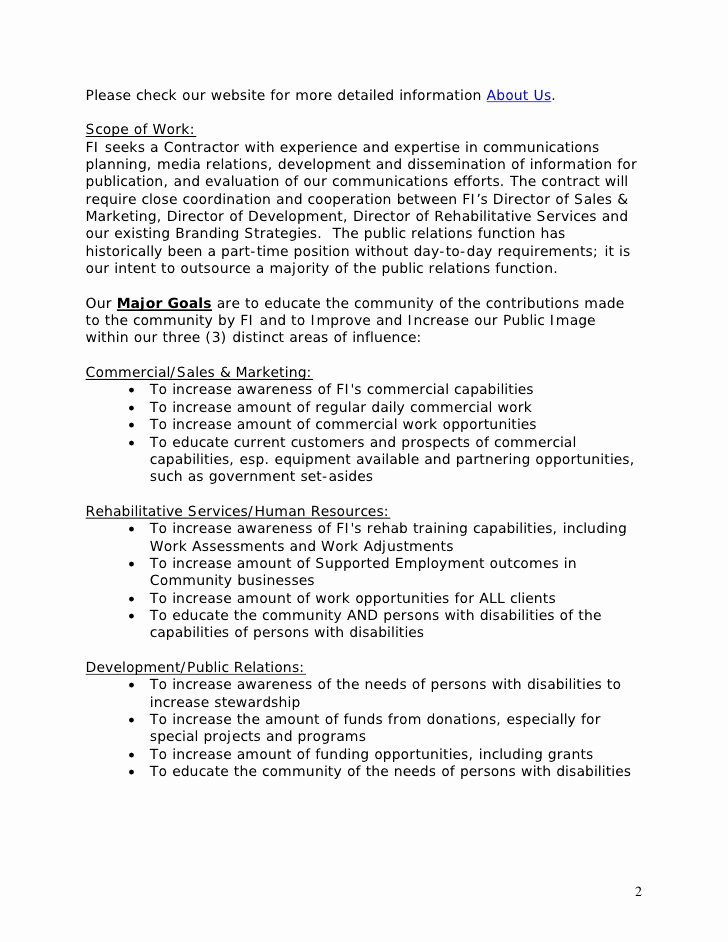Public Relations Proposal Template Awesome Template Public Relations Rfp