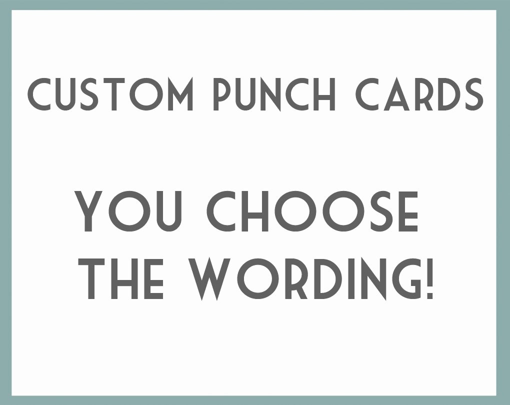 Punch Card Template Free New Punch Card Template