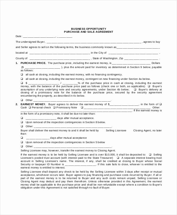 Purchase Agreement Template Word Unique 19 Purchase and Sale Agreement Templates Word Pdf