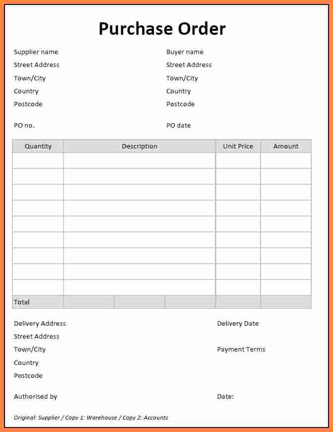 Purchase Requisition form Template Best Of 5 Purchase order Requisition form Template