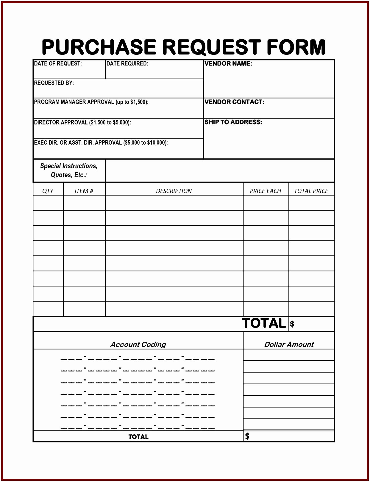 Purchase Requisition form Template Lovely 12 Purchase order Requisition form Template Pwphu