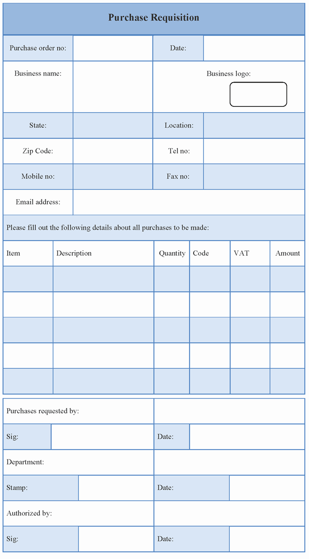 Purchase Requisition forms Template Luxury Purchase Template for Requisition form format Of Purchase
