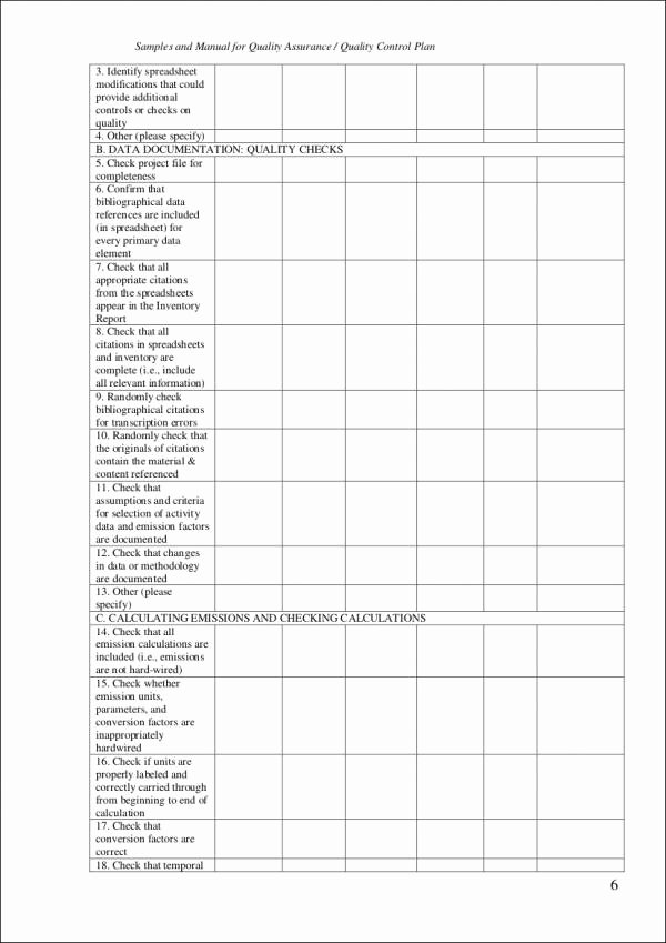 Quality Control Checklist Template Awesome 16 Quality Checklist Samples &amp; Templates