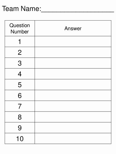 Questions and Answers Template Elegant form Time Quizzes by Katekn Teaching Resources Tes
