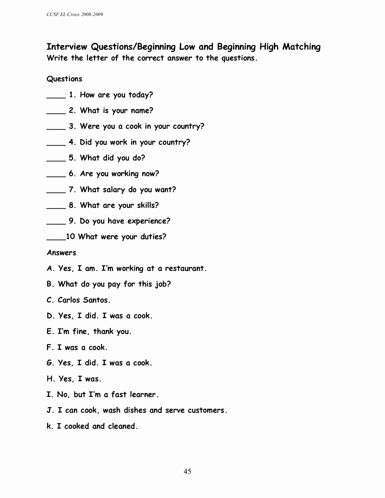 Questions and Answers Template Inspirational Best S Of Interview Questions and Answers Template