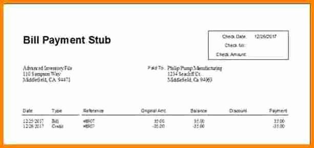 Quickbooks Pay Stub Template Awesome 5 Quickbooks Pay Stub Template