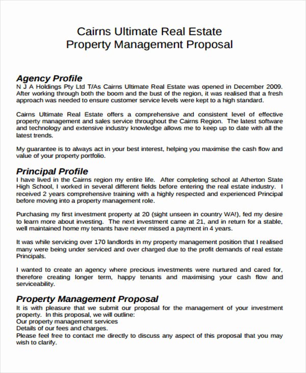 Real Estate Proposal Template Elegant 13 Real Estate Business Proposal Templates Free Word