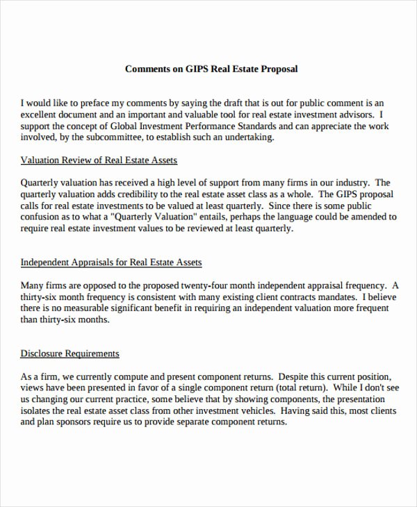 Real Estate Proposal Template Fresh 13 Real Estate Business Proposal Templates Free Word