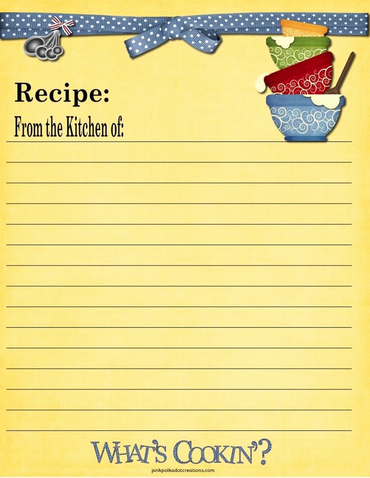 Recipe Book Template Free Elegant 65 Best Images About Recipe Cards On Pinterest