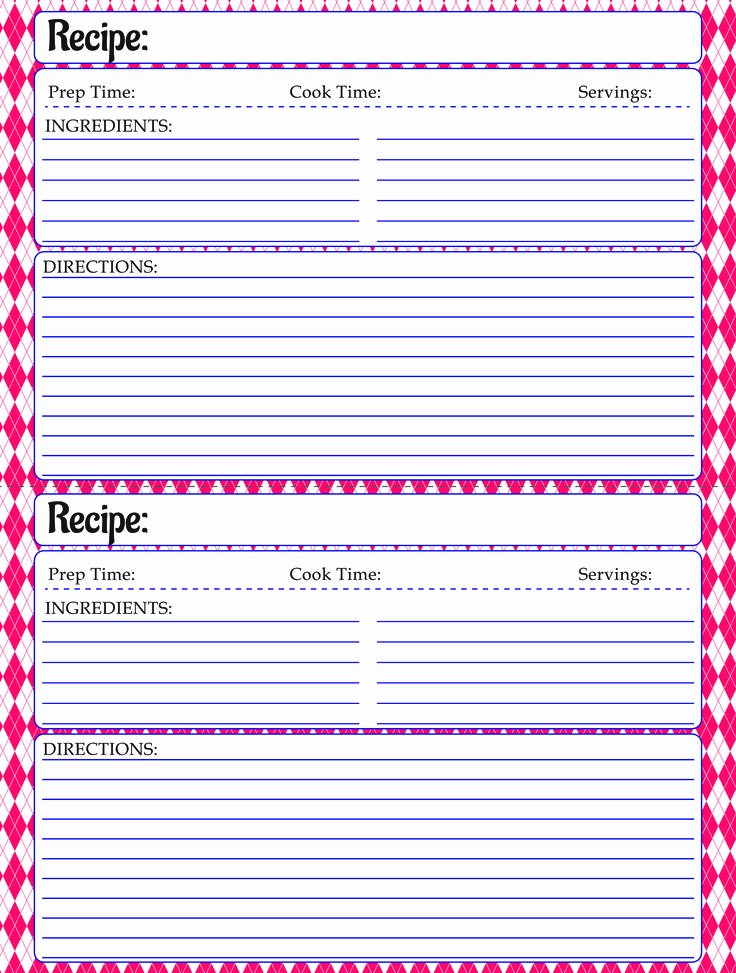 Recipe Book Template Free Fresh 1000 Ideas About Recipe Templates On Pinterest