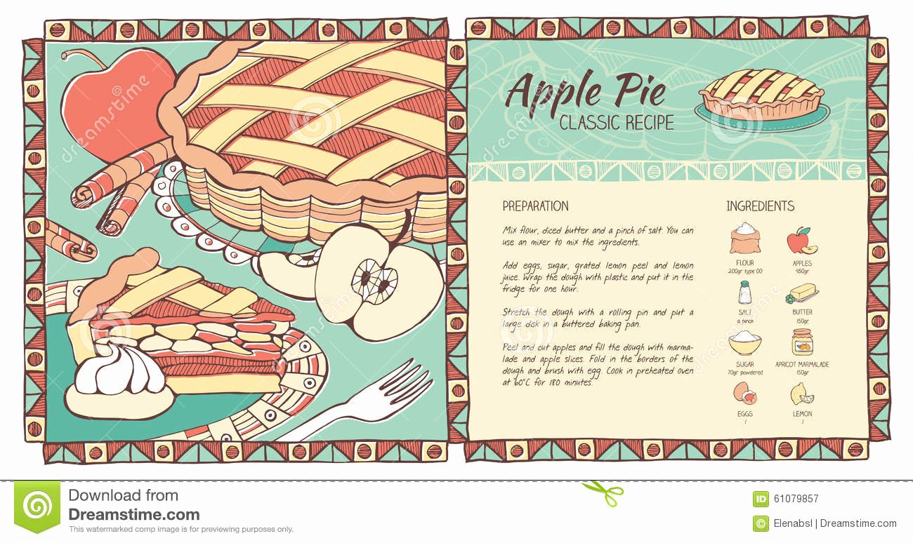 Recipe Template for Mac New Recipe Cartoons Illustrations &amp; Vector Stock