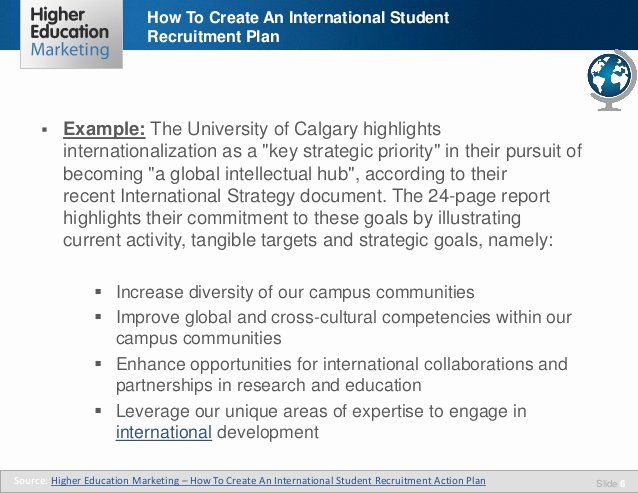 Recruitment Action Plan Template Beautiful How to Create An International Student Recruitment Plan