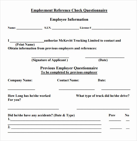 Reference Check form Template Inspirational Sample Reference Check Template 14 Free Documents In